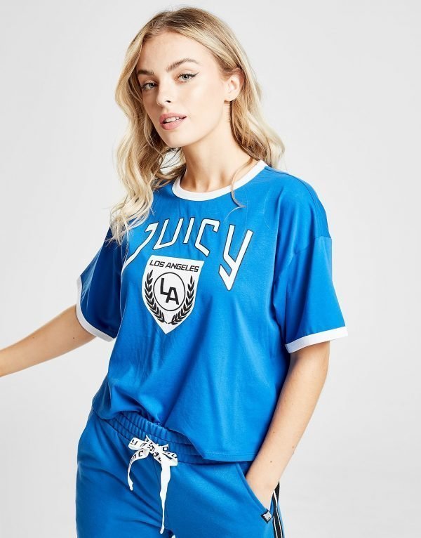 Juicy By Juicy Couture Ringer T-Shirt Sininen