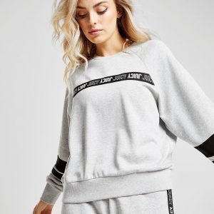 Juicy By Juicy Couture Tape Crew Sweatshirt Harmaa