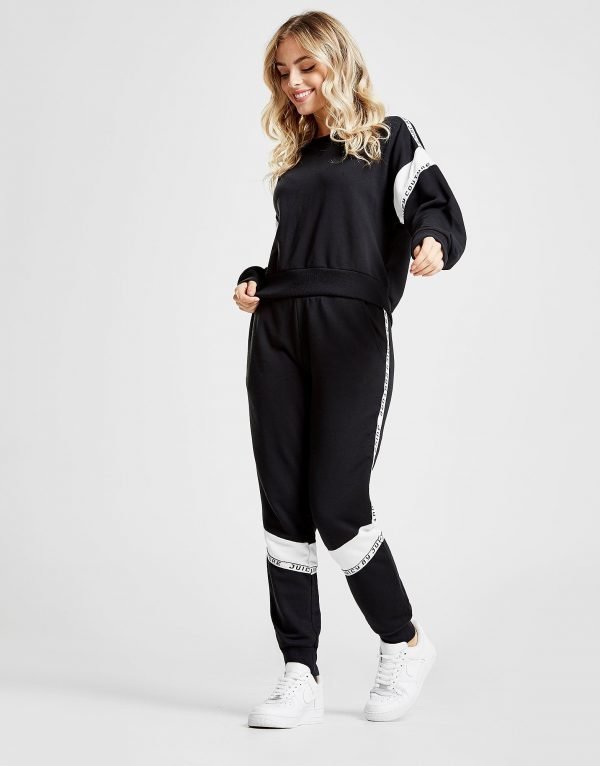 Juicy By Juicy Couture Tape Track Pants Musta