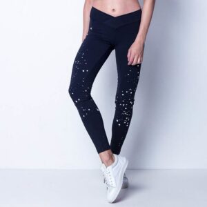 Labellla Mafia Emana Black Stain Legging Black