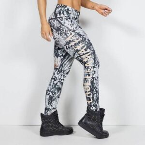 Labellla Mafia Soot Geometric Legging Multi S