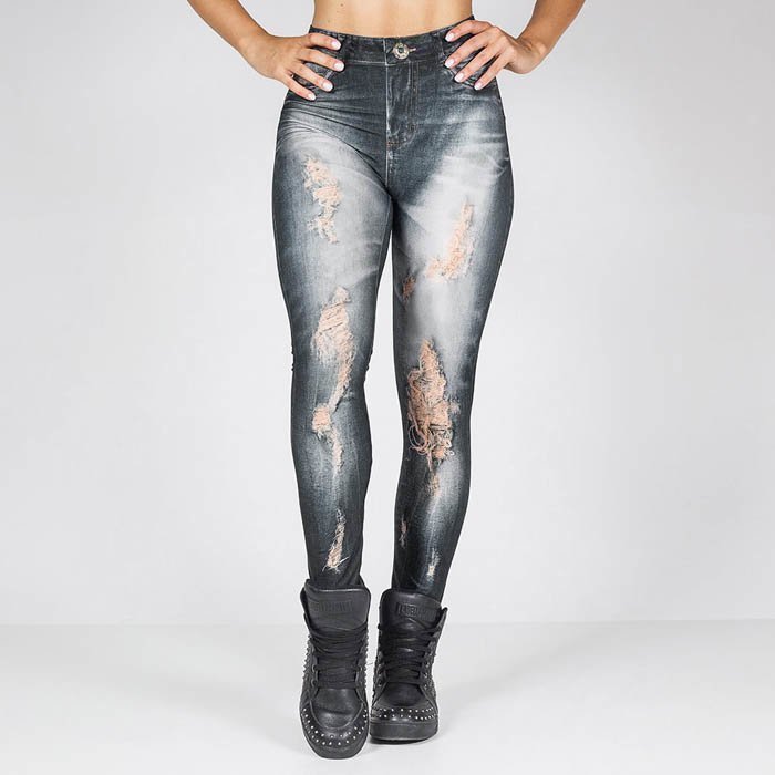 Labellla Mafia Totally Destroyed Legging Black S