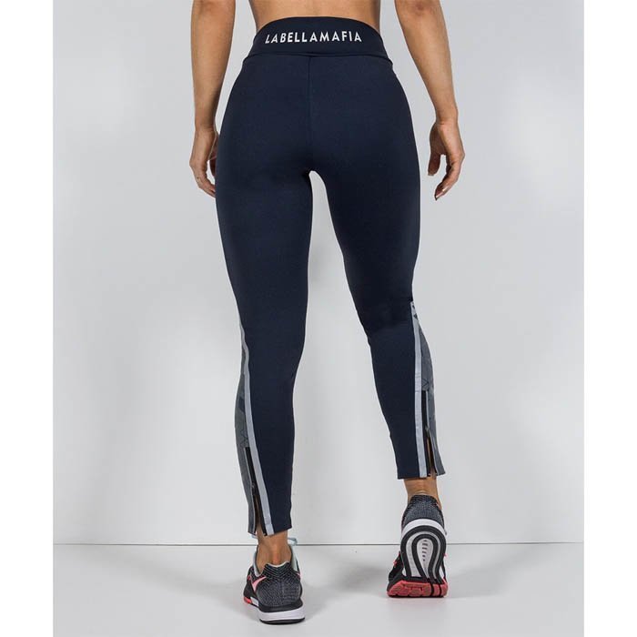 Labellla Mafia Triangle Bond In Compression Tights Grey M