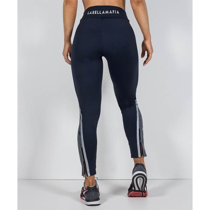 Labellla Mafia Triangle Bond In Compression Tights Grey M