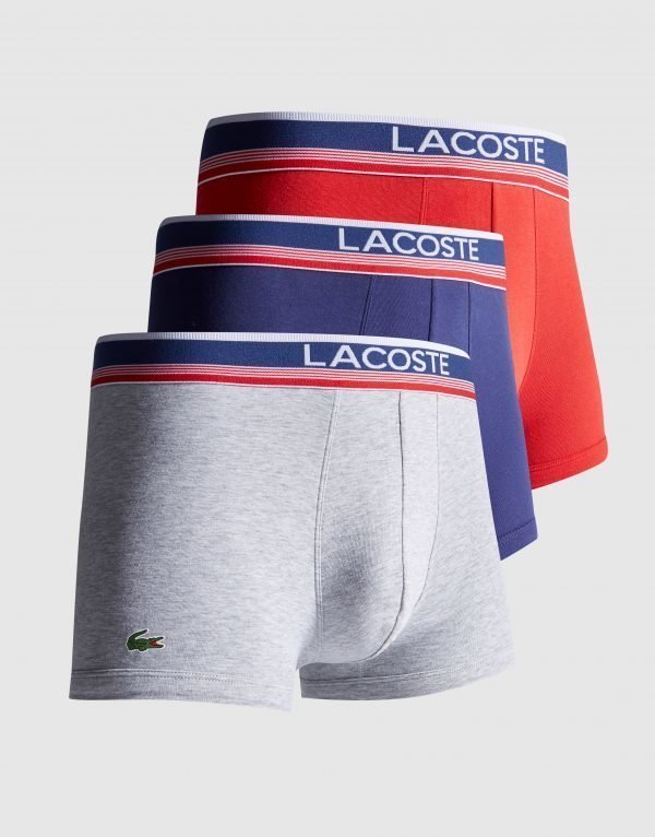 Lacoste 3 Pack Bokserit Laivastonsininen