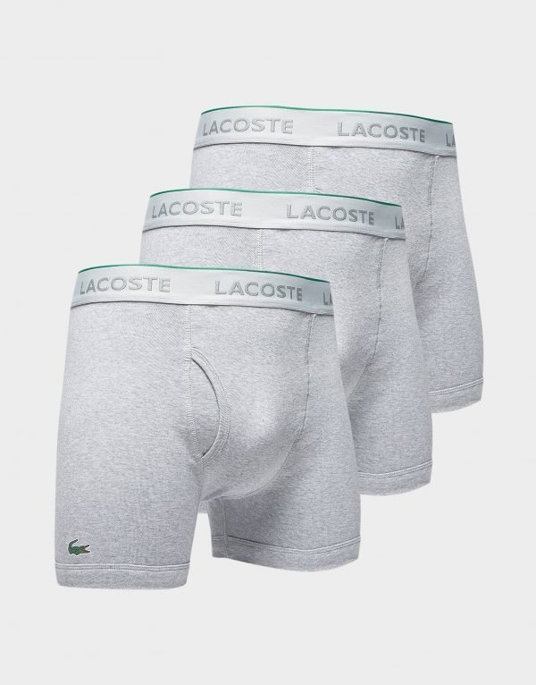 Lacoste 3 Pack Boxers Harmaa