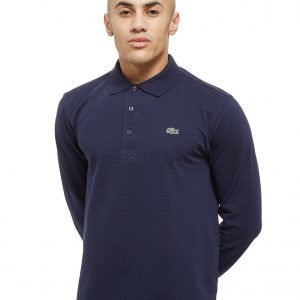 Lacoste Alligator Long Sleeve Polo Shirt Laivastonsininen