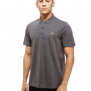 Lacoste Alligator Short Sleeve Polo Shirt Pitch Grey