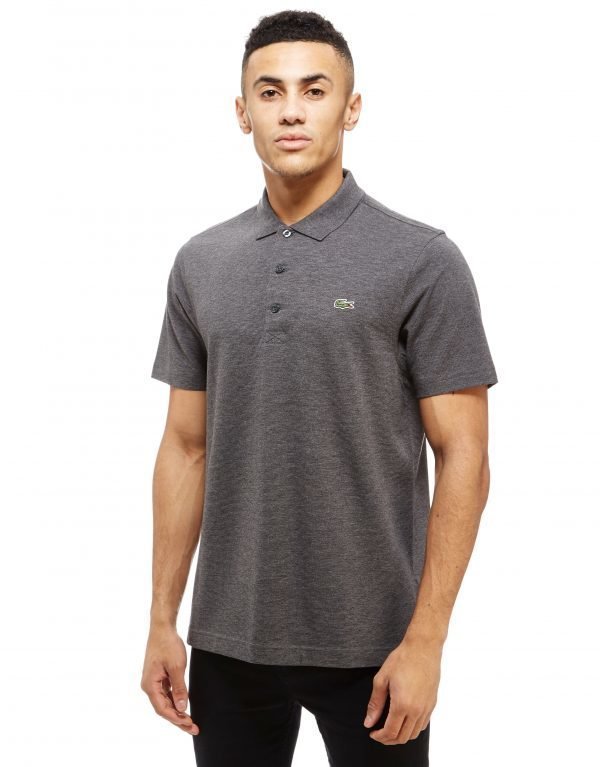 Lacoste Alligator Short Sleeve Polo Shirt Pitch Grey