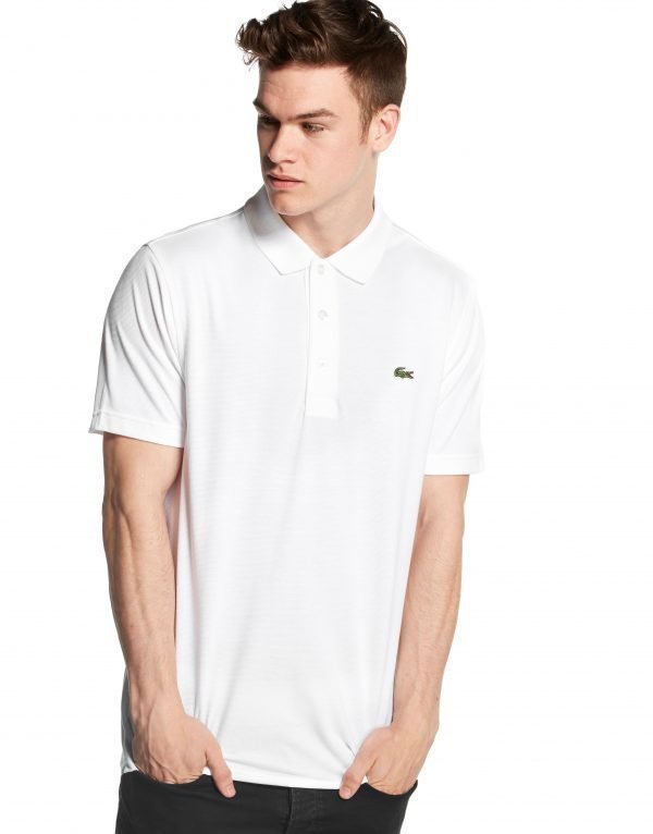 Lacoste Alligator Short Sleeve Polo Shirt Valkoinen
