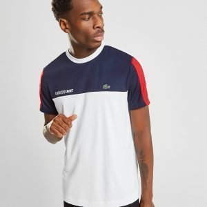 Lacoste Block Pique Short Sleeve T-Shirt Laivastonsininen