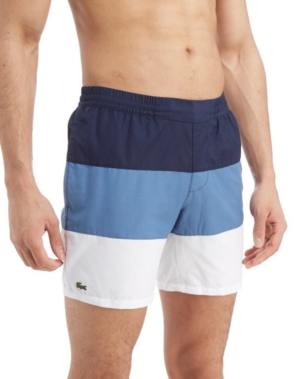 Lacoste Colour Block Swim Shorts Sininen