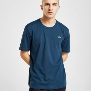 Lacoste Croc Logo Short Sleeve T-Paita Sininen