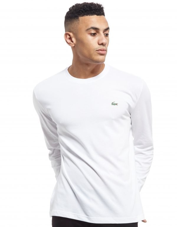 Lacoste Croc Long-Sleeved T-Shirt Valkoinen