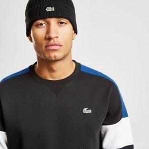 Lacoste Knitted Logo Beanie Musta