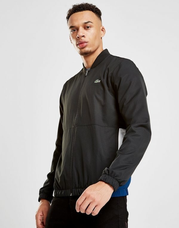 Lacoste Pocket Panel Track Top Musta