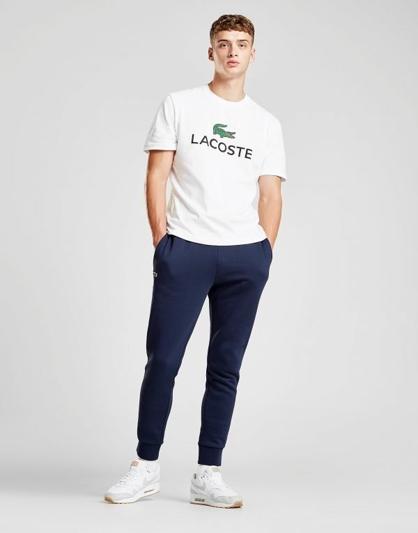 Lacoste Slim Cuffed Fleece Verryttelyhousut Laivastonsininen