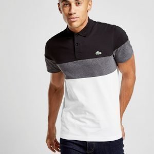 Lacoste Tri Colour Block Polo Musta