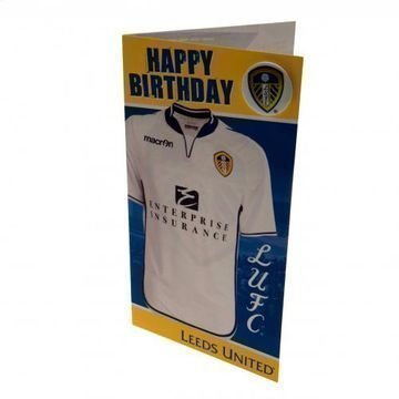 Leeds United F.C. Birthday Card Shirt