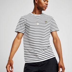 Lyle & Scott Breton Stripe T-Paita Valkoinen