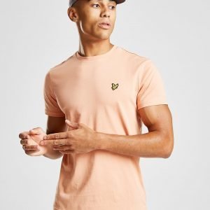 Lyle & Scott Crew Neck Short Sleeve T-Paita Coral