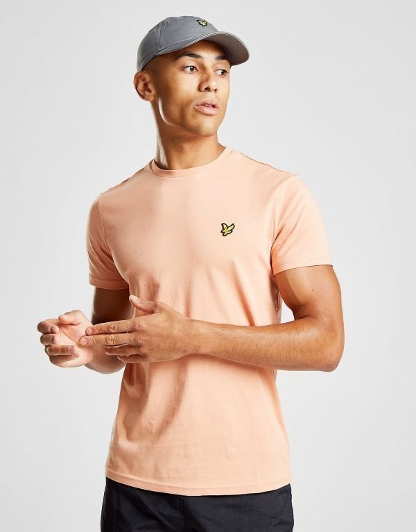 Lyle & Scott Crew Neck Short Sleeve T-Paita Coral