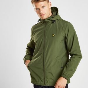 Lyle & Scott Lightweight Zip Through Core Takki Vihreä