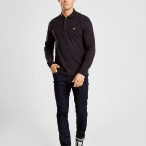 Lyle & Scott Long Sleeve Core Polo Paita Musta