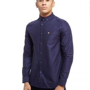 Lyle & Scott Oxford Long Sleeve Paita Laivastonsininen