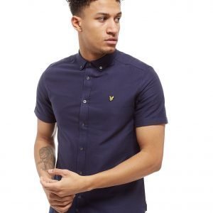 Lyle & Scott Short Sleeve Oxford Paita Laivastonsininen