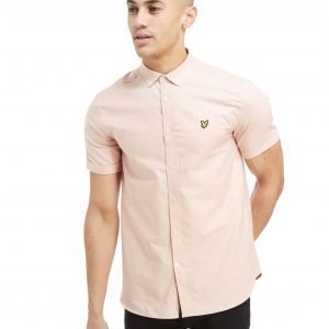 Lyle & Scott Short Sleeve Oxford Paita Vaaleanpunainen