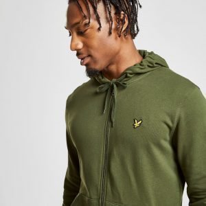 Lyle & Scott Zip Through Core Hoodie Vihreä