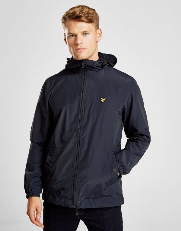 Lyle & Scott Zip Through Hooded Core Jacket Sininen