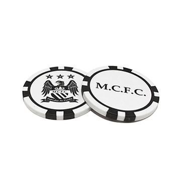 Manchester City F.C. Poker Chip Ball Markers