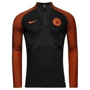 Manchester City Harjoituspaita Strike Drill 1/4 Musta/Oranssi