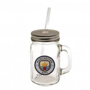 Manchester City Mason Jar lasipurkki
