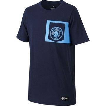 Manchester City T-paita Crest Navy Lapset