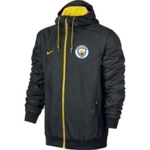 Manchester City Takki Authentic Windrunner Harmaa/Keltainen