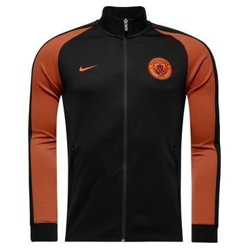 Manchester City Verryttelytakki Authentic N98 Musta/Oranssi