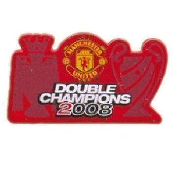 Manchester United Badge 'Double Champions'