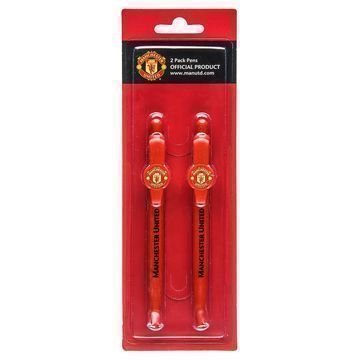 Manchester United Kuulakärkikynä 2-Pack Punainen