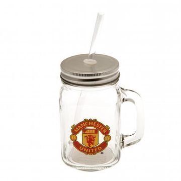 Manchester United Mason Jar lasipurkki
