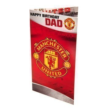 Manchester United Syntymäpäiväkortti Dad