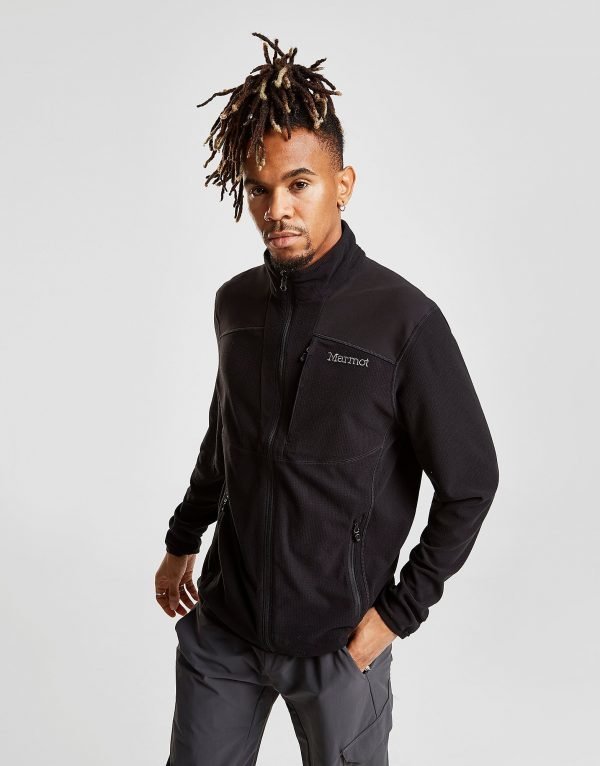 Marmot Reactor Polar Fleece Track Top Musta