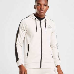 Mckenzie Culumus Poly Zip Through Hoodie Kermanvalkoinen