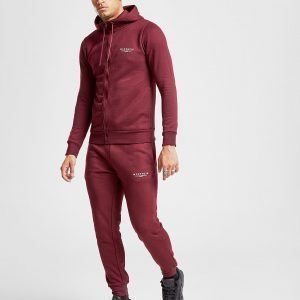 Mckenzie Essential Cuffed Track Pants Burgundy / White