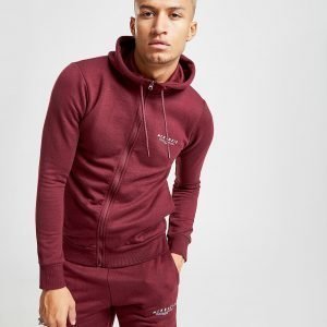 Mckenzie Essential Zip Through Hoodie Burgundy