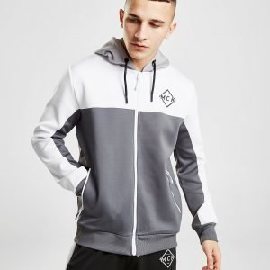 Mckenzie Marmy Poly Zip Through Hoodie Harmaa