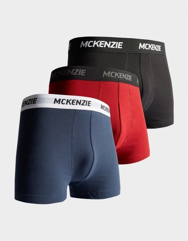 Mckenzie Wyatt 3 Pack Of Boxer Shorts Musta