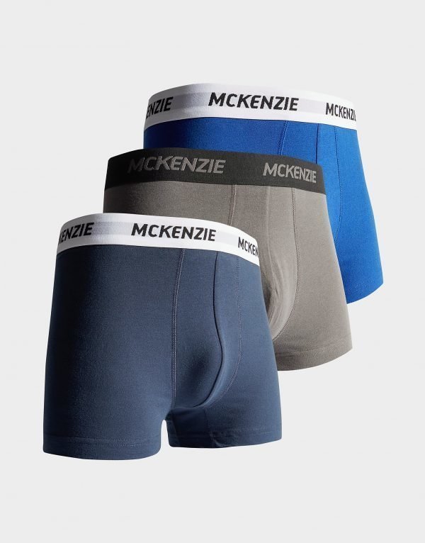 Mckenzie Wyatt 3 Pack Of Boxer Shorts Sininen